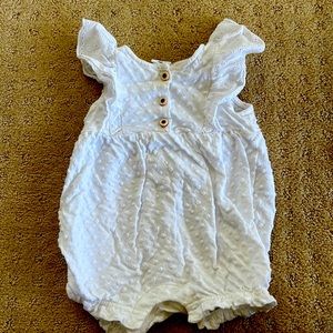 Brand: gap white onesie